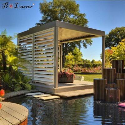 China PROLOUVER Cheap Price Aluminum Louvered Roof Pergola Kits Hot Sale for sale