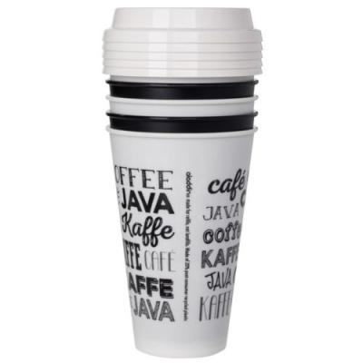 China European Disposable Raw Rate High Quality Disposable PP Fashionable Coffee Cups Bpa Free for sale