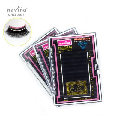 China Manufacturer 0.15mm 8-14mm roving navina mink false eyelashes\natural black soft luxury design OEM curl C D mix for sale