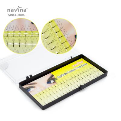 China OEM Big Fan 0.10mm 8-14mm Natural Stereo C Loop Nature Stereo Long Blooming Navina 3D False Eyelashes Maker Lash for sale