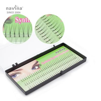 China Manufacturer 0.10mm 8-14mm OEM Stereo Natural Stereo C Loop Nature Small Fan Navina 3D Long Blooming False Eyelashes for sale