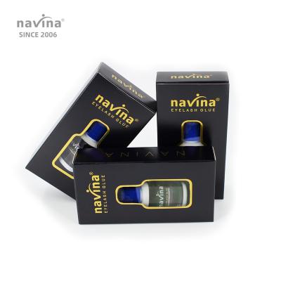 China Liquid Eyelash Glue Navina Wick Glue OEM Manufacturer Lasting 5 Days Fast Drying 40 Sec Plus Safety Eyelash Glue/Adhesive for sale