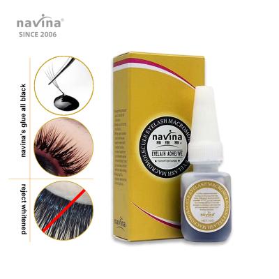 China Liquid eyelash glue navina smell not dry 3 eyelash glue wholesale seller quick dry 50 days 10ml Lash Adhesive for sale