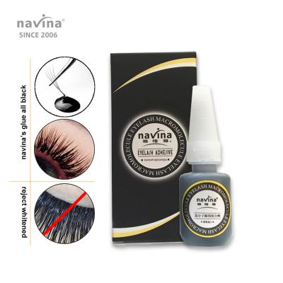 China Liquid Eyelash Glue Navina No Smell False Eyelashes Glue Waterproof Quick Dry 4 Lasting 30 Days Private Label Eyelash Glue for sale