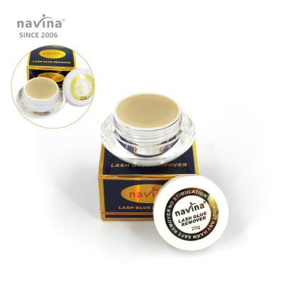 China Navina Cream Wick Glue Remover OEM Cream Maker 20g/bottle Easy Remove Glue Remover for sale