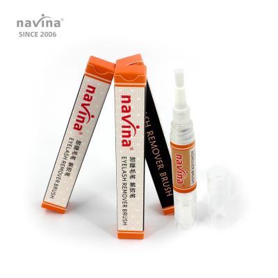 China Hot Selling Eyelash Extension Glue Gel Remover Navina Eyelash Glue Remover Pen Easy Remove and Save Time Soft OEM Manufacturer for sale