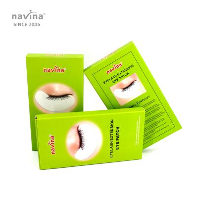 China Protect for extension navina 10pairs eyelash extension paper patches eye graft stickers eyelash under eye pads eye sticker tips patch for sale