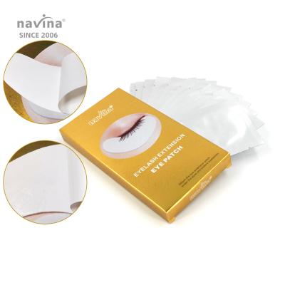 China Protect for extension navina 10 pcs eyelash extension patch OEM seller high density thin soft patches grafted eye stickers eyelash under eye patches for sale