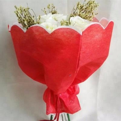 China Disposable European Style Flower Bouquets Packaging Nonwoven Flower Sleeve for sale