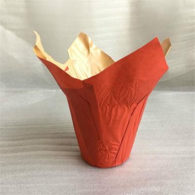 China Europe Decoration Kraft Paper Colorful Indoor Flower Pot for sale