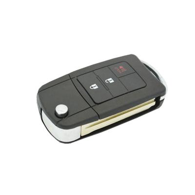 China Car Remote Key Shell 3-Button Folding Remote Key Shell Toyota Key Case Replacement for sale