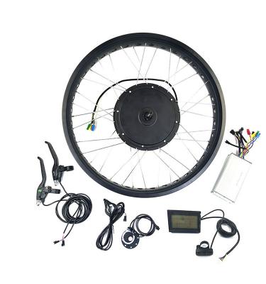 China Good quality snowmobile parts electric bicycle accessories bike fat tires LCD3 48v 1500w ebike conversion kit 20