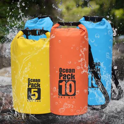 China Outdoor Camping Hiking Traveling Boating Floating Hiking Ocean Custom Package Waterproof Dry Bag 2L 3L 5L 8L 10L 15L 20L 30L Logo Outdoor Polyester PVC Fashion for sale