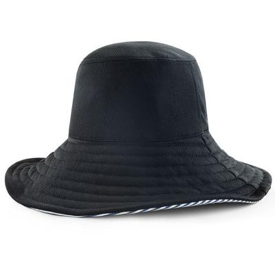 China HXS Hot Selling Striped Headgear Bucket Hat Cool Solid Product Soft Easy Outdoor Hat And Fashion Cap UV Actions Available for sale