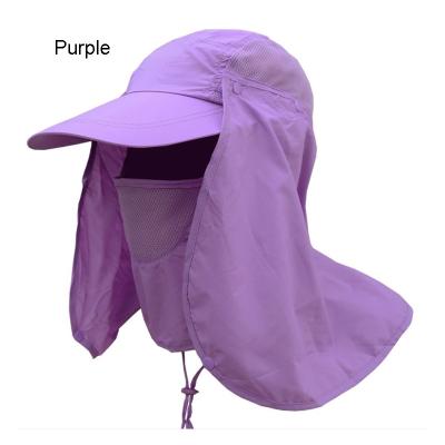 China Fashion Hot Selling Fishing Hat And Hat Cool Solid Product Soft Easy Outdoor UV Protection Hat With Fin Polyester Headgear for sale