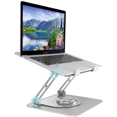 China Yicosun Screen 360 Swivels Silicone Foldable Adjustable Solid Design Protective Slim Laptop Stand Computer Stand for sale