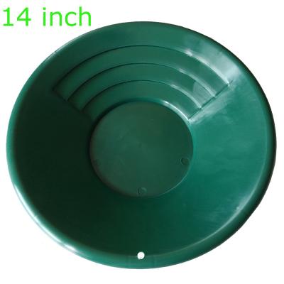 China Power 14 Inch Gold Wash Pan Gold Rush In Outside River Detection for sale