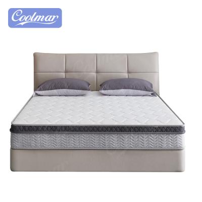 China High Quality Hypoallergenic Memory Foam Innerspring Mattress Hybrid Pillow Top Mattress Bed Independently In A Box for sale