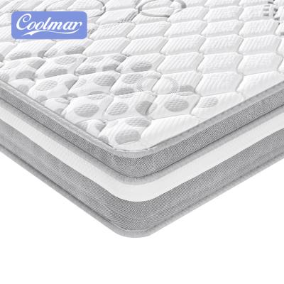 China Hypoallergenic Economic Cool Gel Memory Foam Single Bed Mattress Sleeping Well Pillow Top Mattress for sale