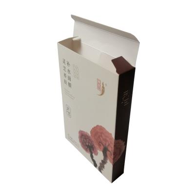 China Recycled materials wholesale to accept custom sizes skin care face mask gift box eco-friendly cosmetic packaging for sale