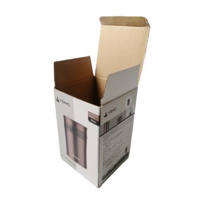 China Recycled Materials Free Design Corrugated Water Bottle Packaging Boxes Custom for sale