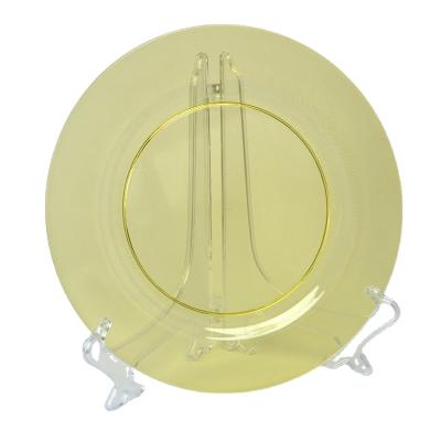 China PS Tray Dried Fruit Charger Sustainable Smooth Plastic Clear Plastic Dish for sale