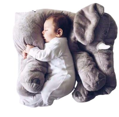 China Plush Top Sales Colorful Lying Baby Animal Kids Elephant Plush Toy Custom Pillow for sale