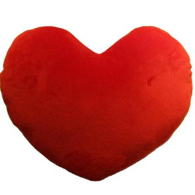 China Plush best made cheap red heart valentine plush pillow for sale