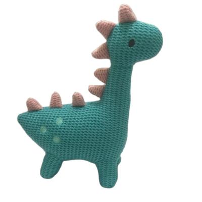 China New Newly Developed Plush Fashion Gifts Custom Dinosaur Soft Stuffed Knitted Crochet Plush for sale