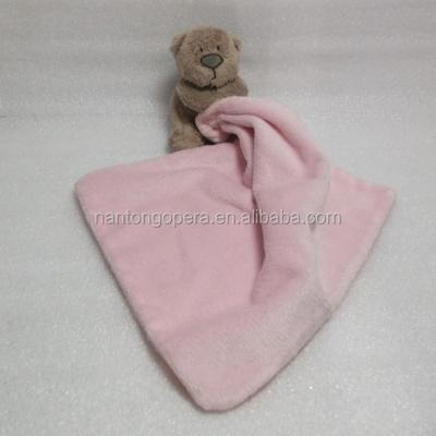 China New Teddy Bear Plush Animal Comforter Safety Good Quality Custom Plush Baby Milestone Blanket Soft Plush Baby Milestone Blanket for sale