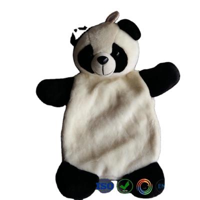 China Good Quality Custom Animal Panda Plush Soft Plush Warm Water Bottle Cover for sale