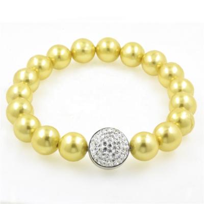 China Environmental Friendly Synthetic Pearl Bracelets For Women Customized Jewelry Fashion New Arrival 2021 Stainless Steel for sale