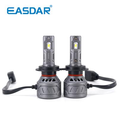 China Car lighting auto headlight P1-H7 led lamps bulbs 25w 5000LM car led headlight bulb with fan for sale