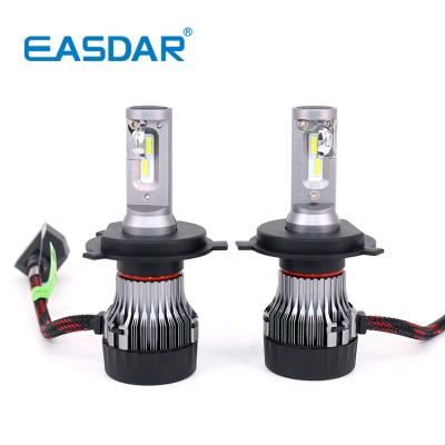 China Aviation Aluminum+Ultrathin Copper Quick Installation Mini H4 HB2 9003 LED Auto Bulb 30W 2000Lm 6500K 9-32V With Fan Led Canbus Headlight Bulb for sale