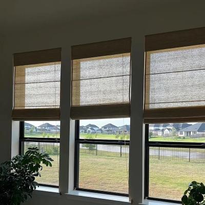 China Factory Wholesale Modern Natural Armor Blackout Roman Blinds for sale