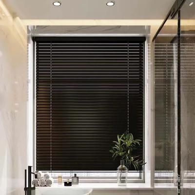 China Contemporary Customized Horizontal Blackout Shutter Blinds Waterproof And UV-Resistant Suitable For Bedroom Living Room Kitchen Bathroom for sale