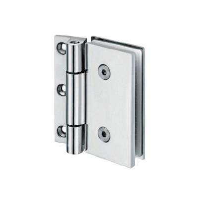 China Modern High Quality 90 Degrees 304 Stainless Steel Bilateral Bathroom Activity Hinge Padia PDY-C206 Glass Clips for sale