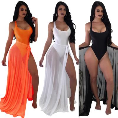 China One-piece suit 2021 custom logo QUICK DRY hot sale women's summer swimwear suit solid color swimwear for sale