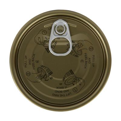 China Non Spill OEM EOE TFS 401 Full Opening Popular Food Pop Can Soda Can Lid Tin Top Lid TFS Easy Open Ends for sale