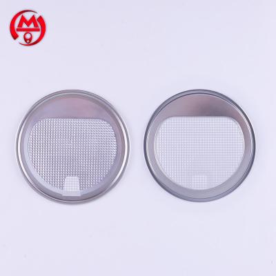 China Custom Made New Arrival Powder Jars Protein Powder And So On Aluminum Foil Type D Pull Ring Easy Peel Off Cover for sale