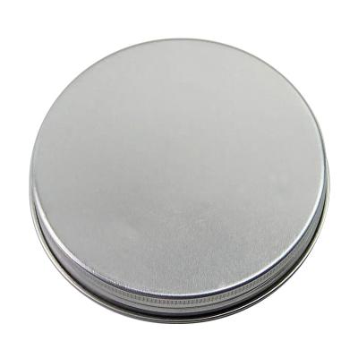 China Non Spill 88mm Aluminum Metal Mouth Large Screw Lid For Glass Box Mason Box Plastic Jar Lid Aluminum Screw Lid for sale