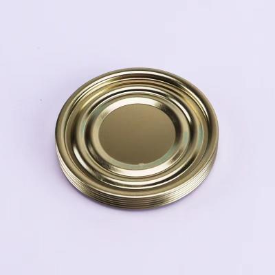 China Non Spill New Arrival 401 Aluminum Custom Bent Lids 99mm For Protein Powder Jar for sale