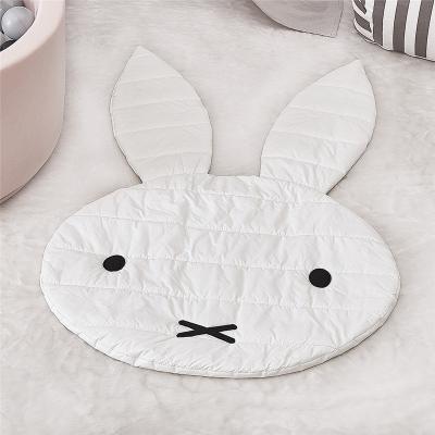 China Safety Winter Baby Kids Play Mat Foldable Soft and Washable Toy Storage Organizer Children Play Rugs with Cute Rabbit Design for sale