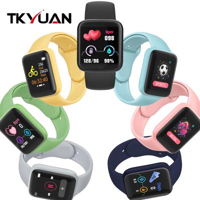 China 2021 Hot Selling Waterproof Smart Watch Y68 App D20 Touch Screen Y68 Smartwatch D20 Reloj Inteligente Fitpro for sale