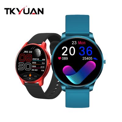 China Wholesale Factory Price Lw29 Touch Screen 1.28 Inch Around Digital Watch Fitness Wristband Woman Men Smart Watch for sale