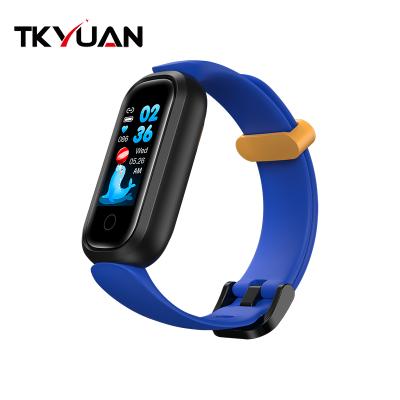 China TKYUAN New Smart Heart Rate Step Counter Fitness Tracker IP68 Touch Screen Wristband Waterproof Kids Fitness Watch For Kids Gift for sale