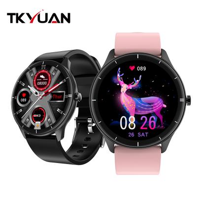 China Newest Best Blood Pressure Round Reloj Women's Touch Screen Smart Watch 2021 Watch Smart Watch IP68 New 2021 Model for sale