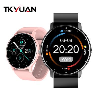 China Wholesale Custom Smart Watch Digital Reloj Inteligente Touch Screen Watch Face TKYUAN DIY Around Full Display Montre Connecte Smart Watch for sale