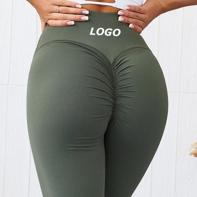 China New Breathable Peach Hip Breathable Hot Selling Seamless Yoga Leggings High Waist Elastic Tight Fitness Pants Running Sports Butt Crack! crack! gaiters for sale