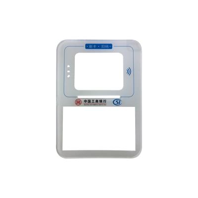 China Smark Lock Front Touch Laser Engraving Mirror Panel Plastic Multicolor Flat Printing Acrylic Panel for sale